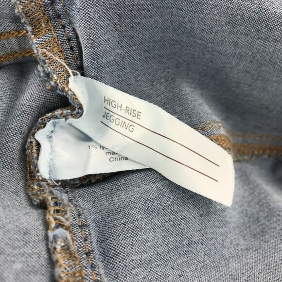 LANE BRYANT Womens Plus Size 24 Medium Wash Pull On High Rise Jegging Jeans - Picture 4 of 13